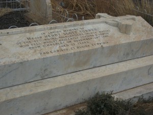 28 November in Kimberley's History - Henry Scott-Turner's Grave