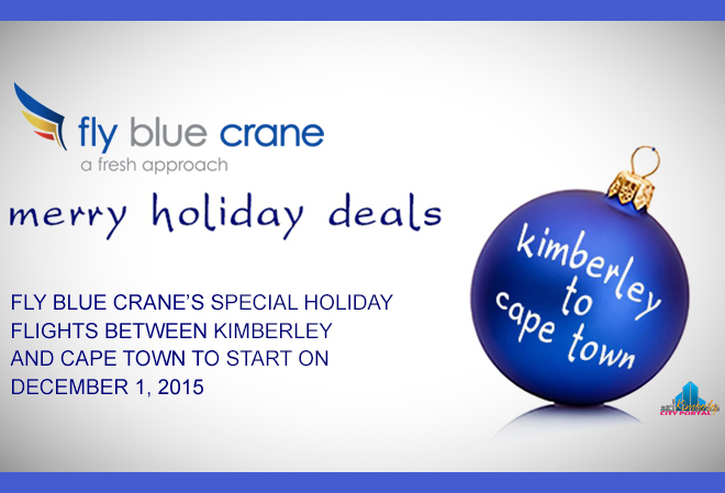 Fly Blue Crane’s Holiday Flight – Kimberley to Cape Town