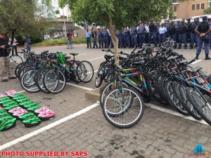 Thirty new bicycles for SAPS Northern Cape