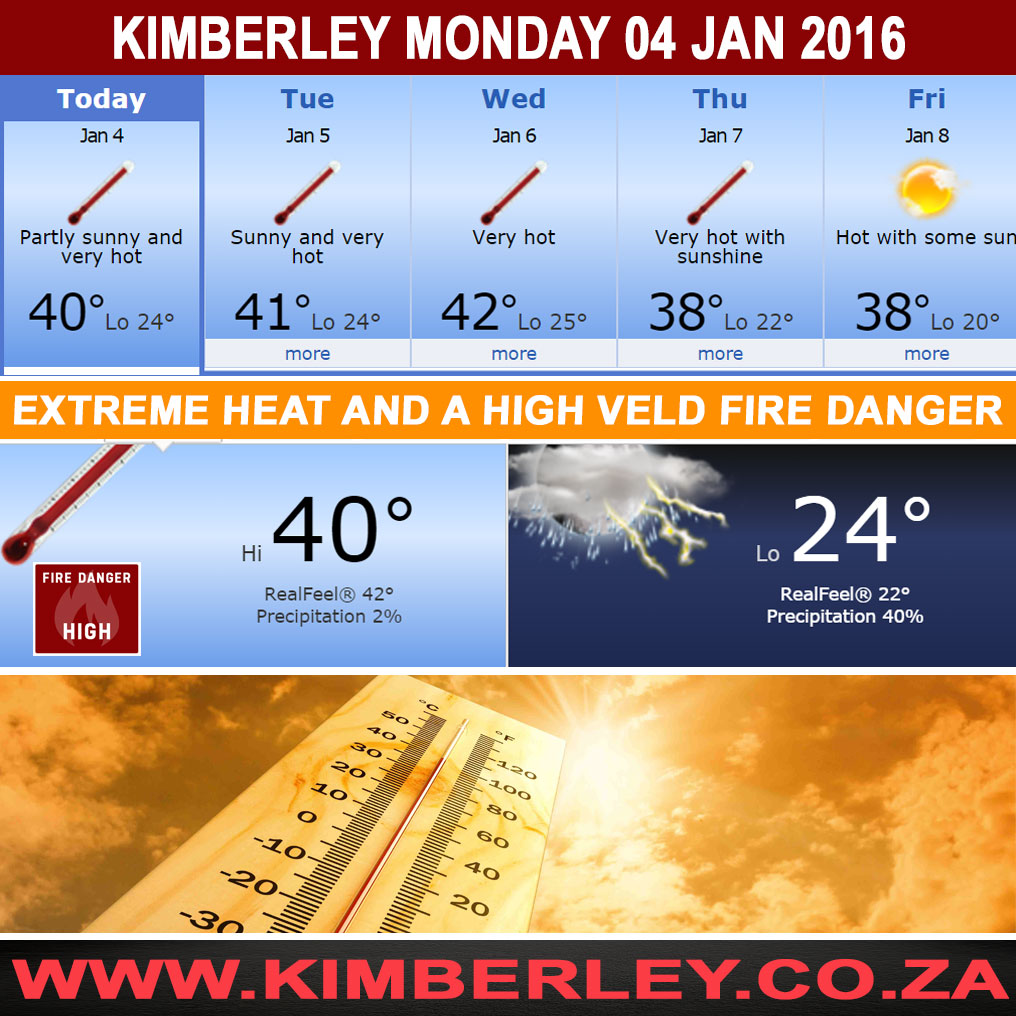 Today In Kimberley – Monday 04/01/2016 Today In Kimberley – Monday 04/01/2016