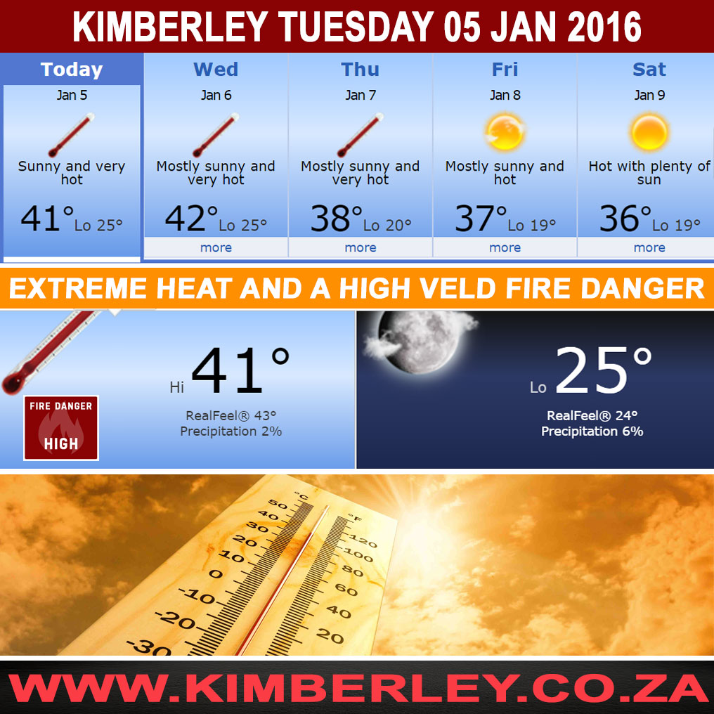 Today In Kimberley – Tuesday 05/01/2016