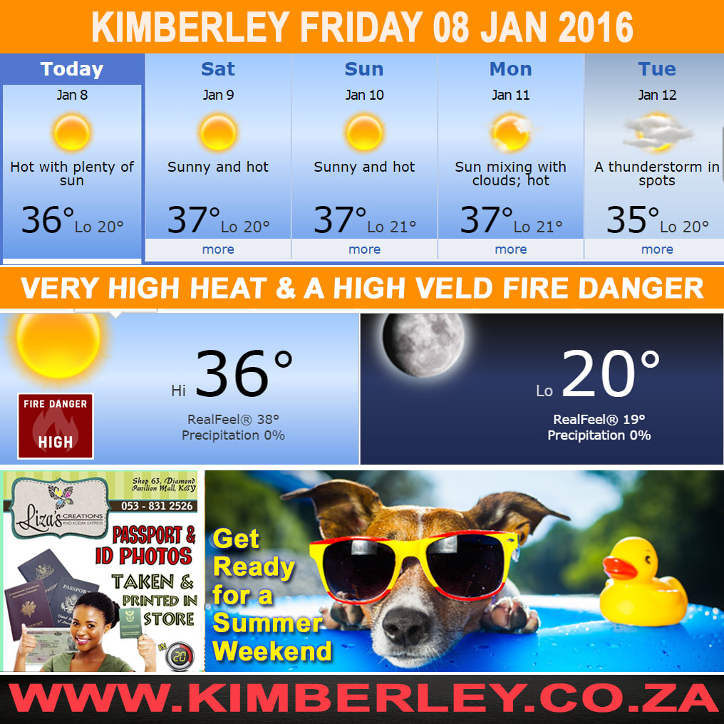 Today In Kimberley – Friday 08/01/2016