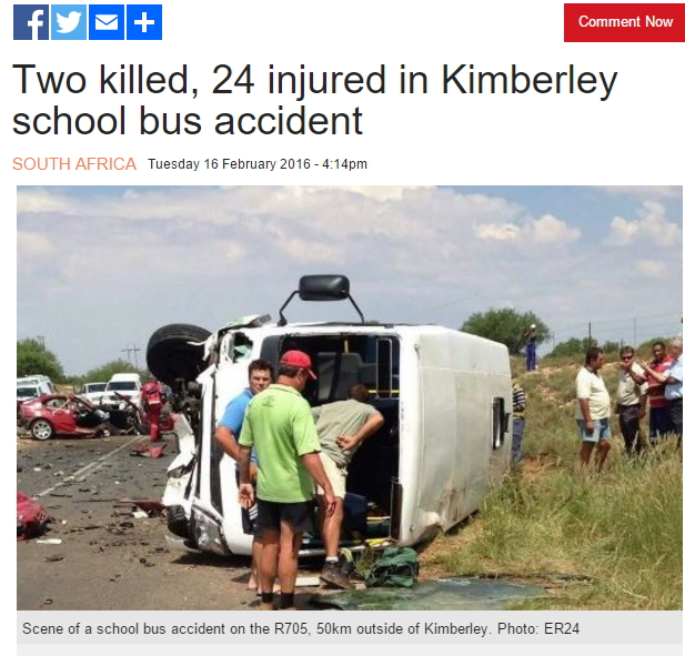 Jacbosdal Crash eNCA