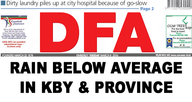 Rainfall well below average in NC – The DFA 8/03/2016 Rainfall well below average in NC – The DFA 8/03/2016