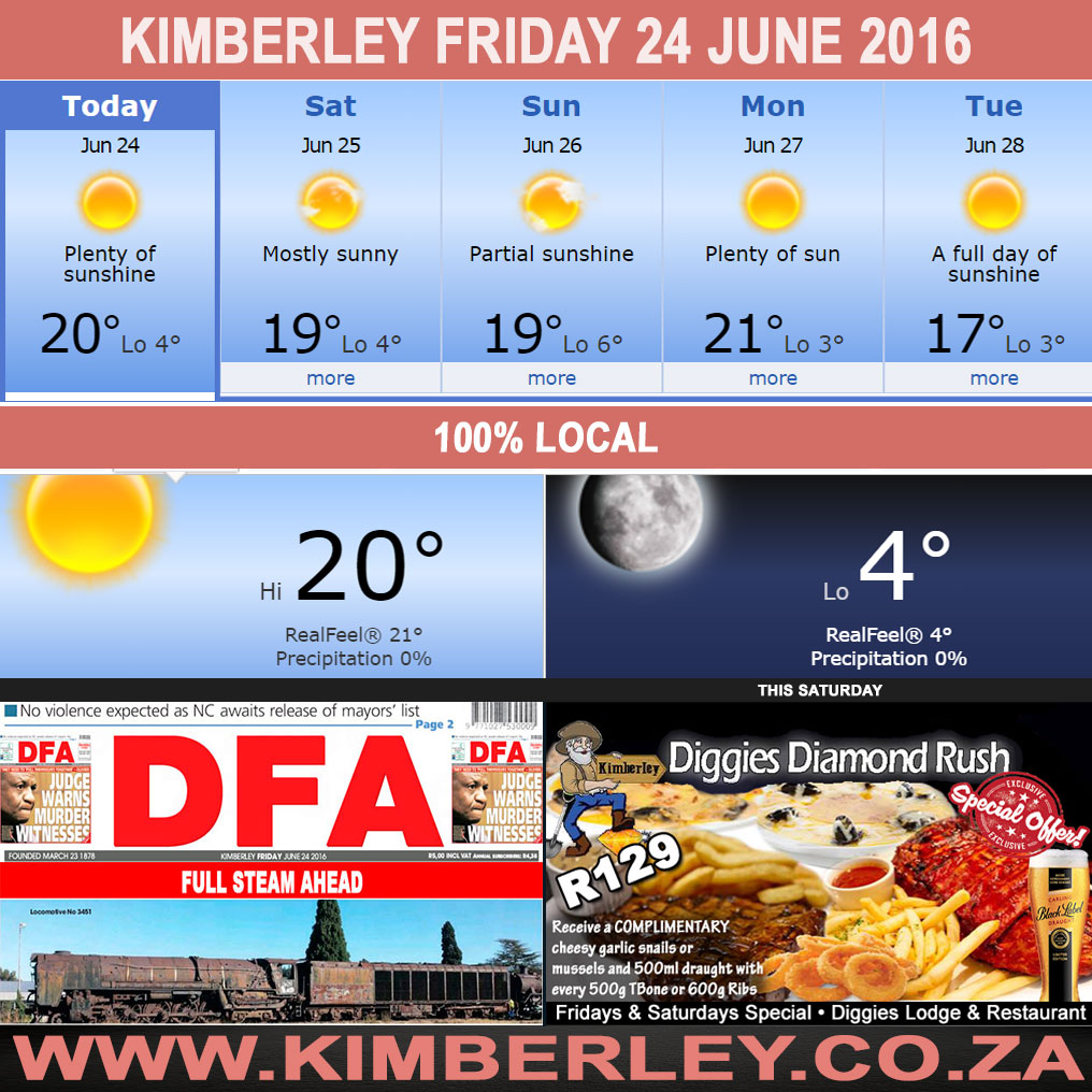 KimberleyToday, Friday 24/06/2016