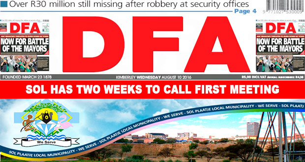 Sol has two weeks to call first meeting Sol has two weeks to call first meeting