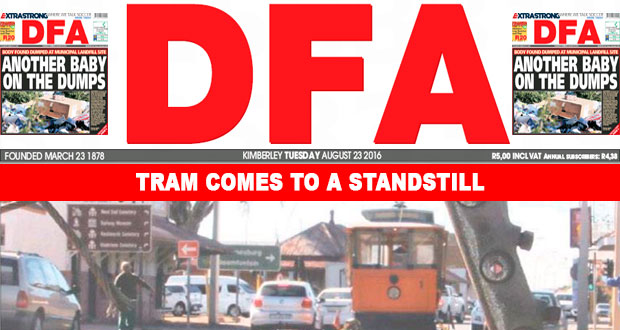 Kimberley Tram comes to a standstill