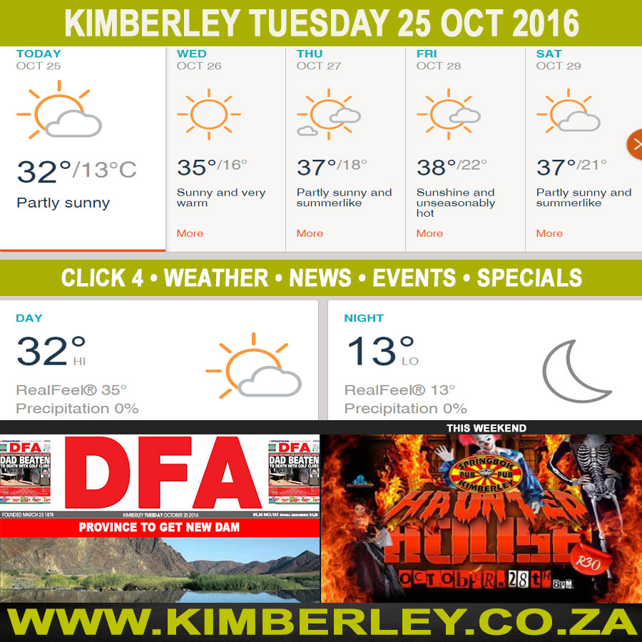 KimberleyToday, Tuesday 25/10/2016