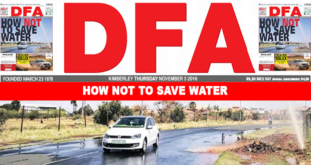 How NOT to save water How NOT to save water