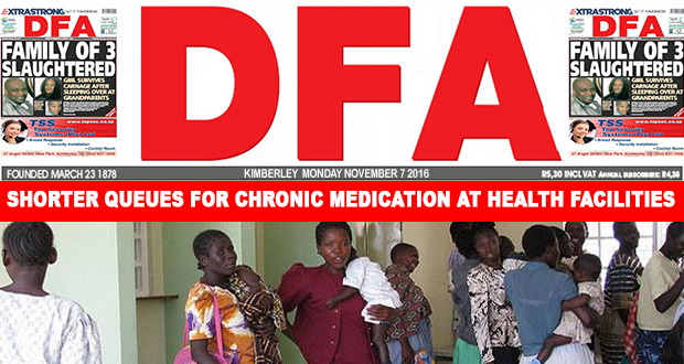 Shorter queues for chronic medication at health facilities