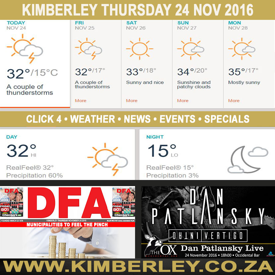 KimberleyToday, Thursday 24/11/2016