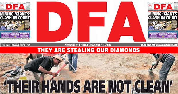 They are stealing our diamonds
