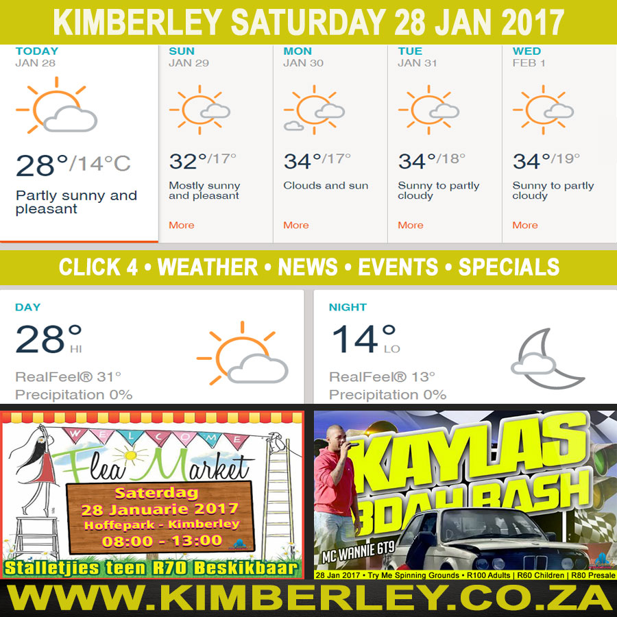 Today in Kimberley South Africa - Weather News Events 2017/01/278