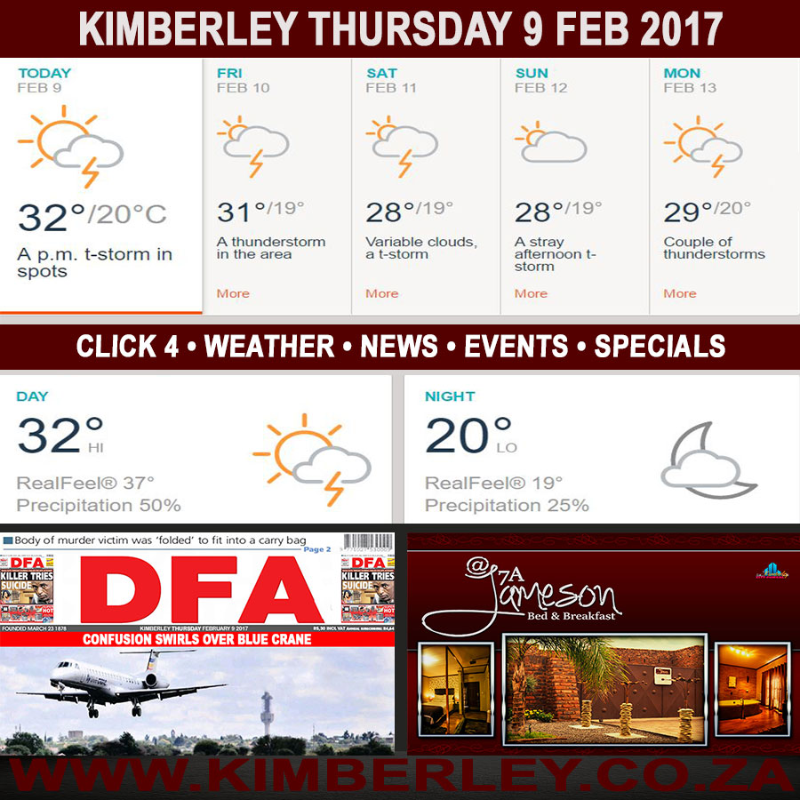 KimberleyToday, Thursday 09/02/2017