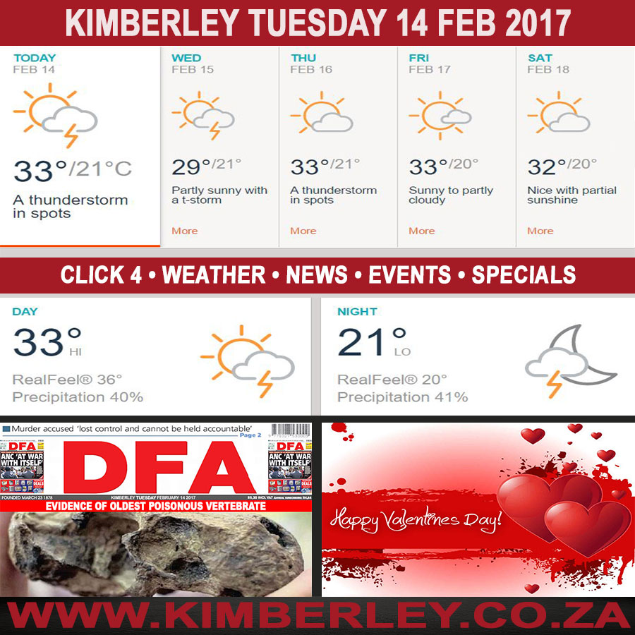 KimberleyToday, Tuesday 14/02/2017