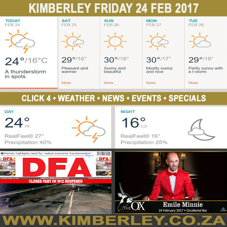 KimberleyToday, Friday 24/02/2017