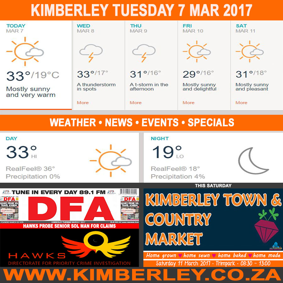 KimberleyToday, Tuesday 07/03/2017