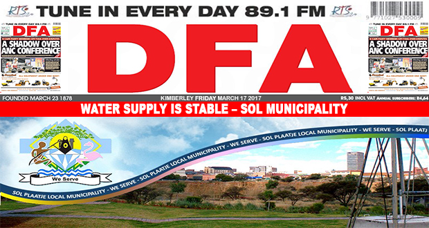 Water supply is stable – Sol Municipality