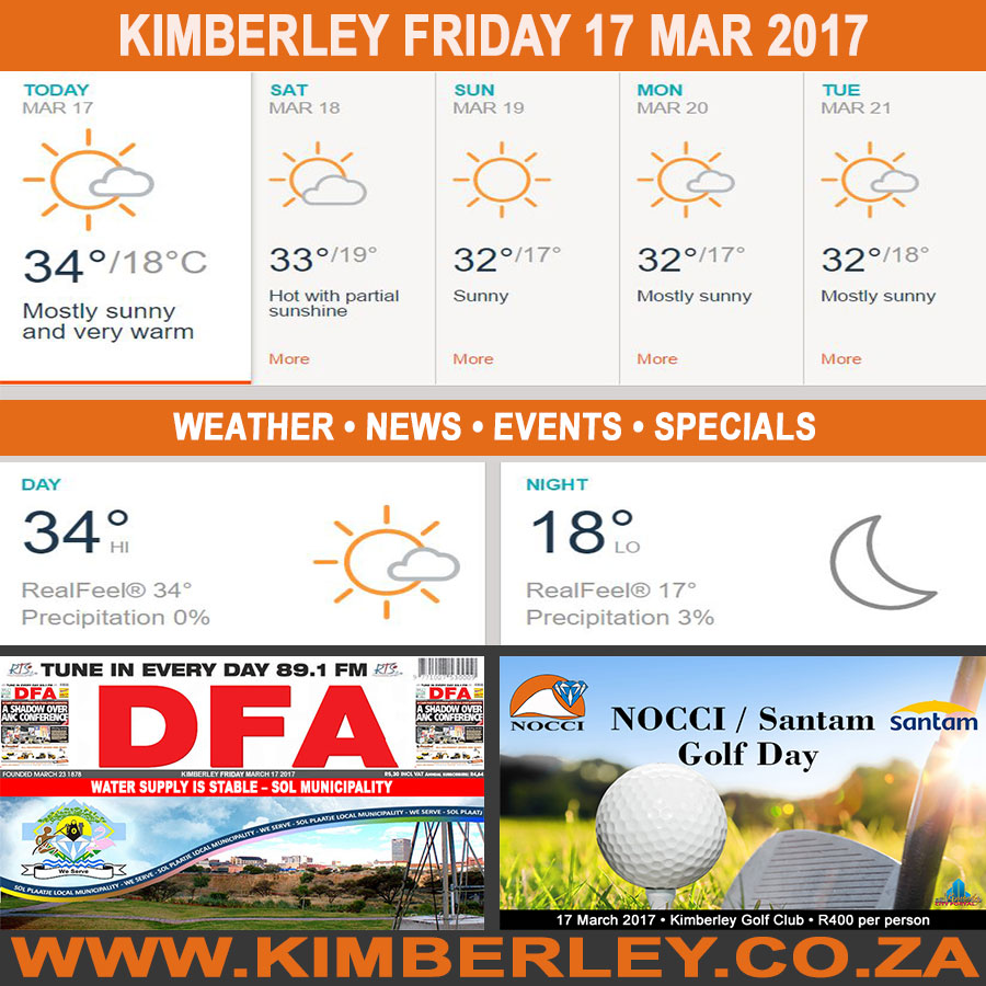 KimberleyToday, Friday 17/03/2017