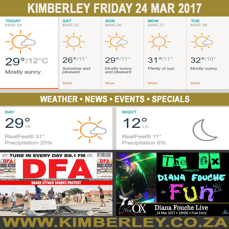 KimberleyToday, Friday 24/03/2017