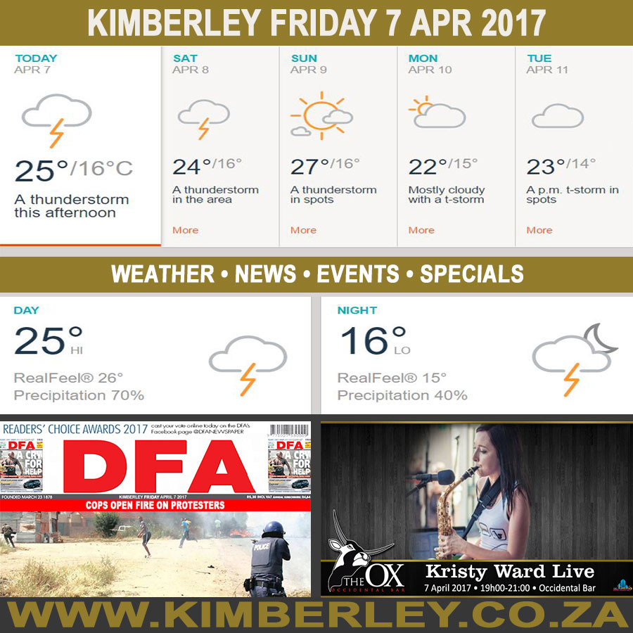 KimberleyToday, Friday 07/04/2017