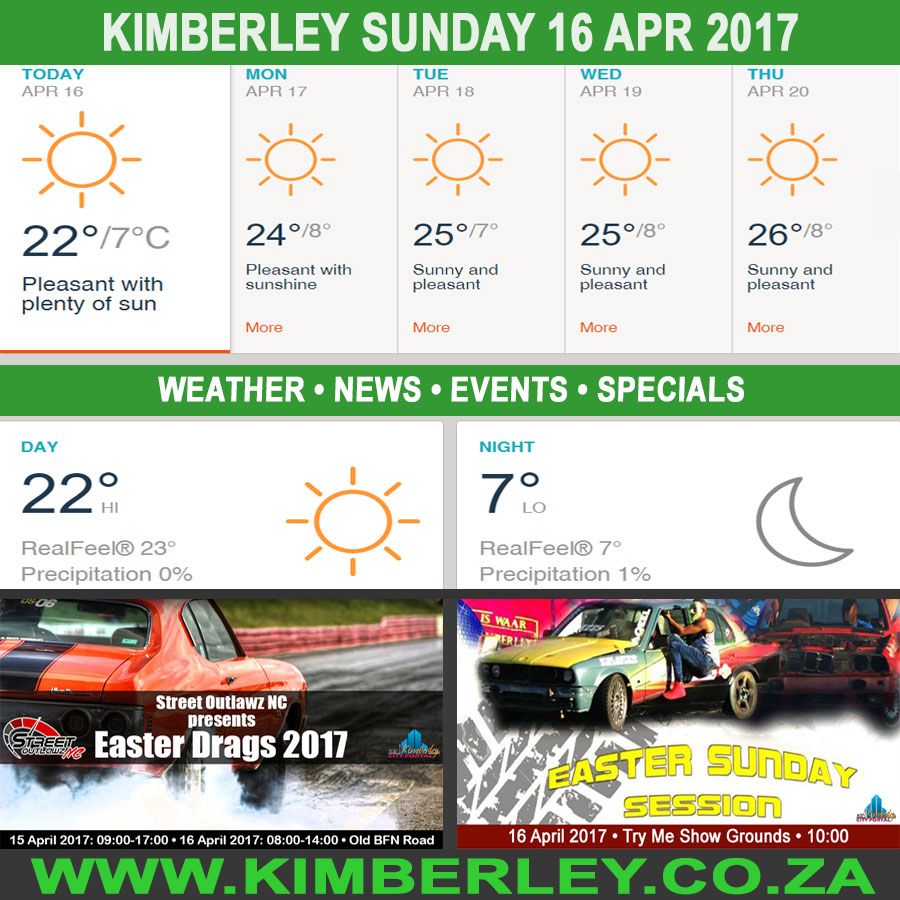 KimberleyToday, Sunday 16/04/2017
