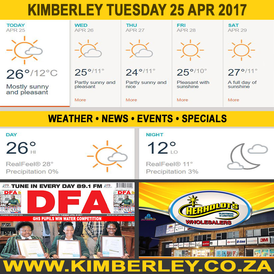 KimberleyToday, Tuesday 25/04/2017