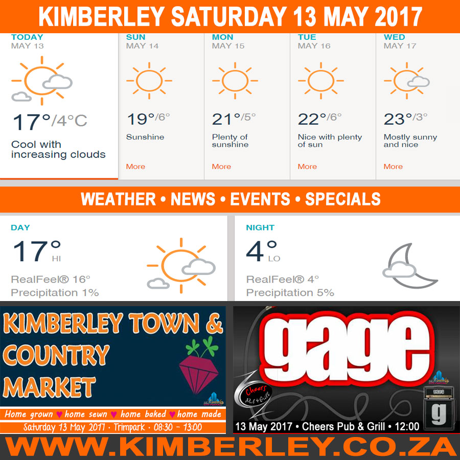 KimberleyToday, Saturday 13/05/2017