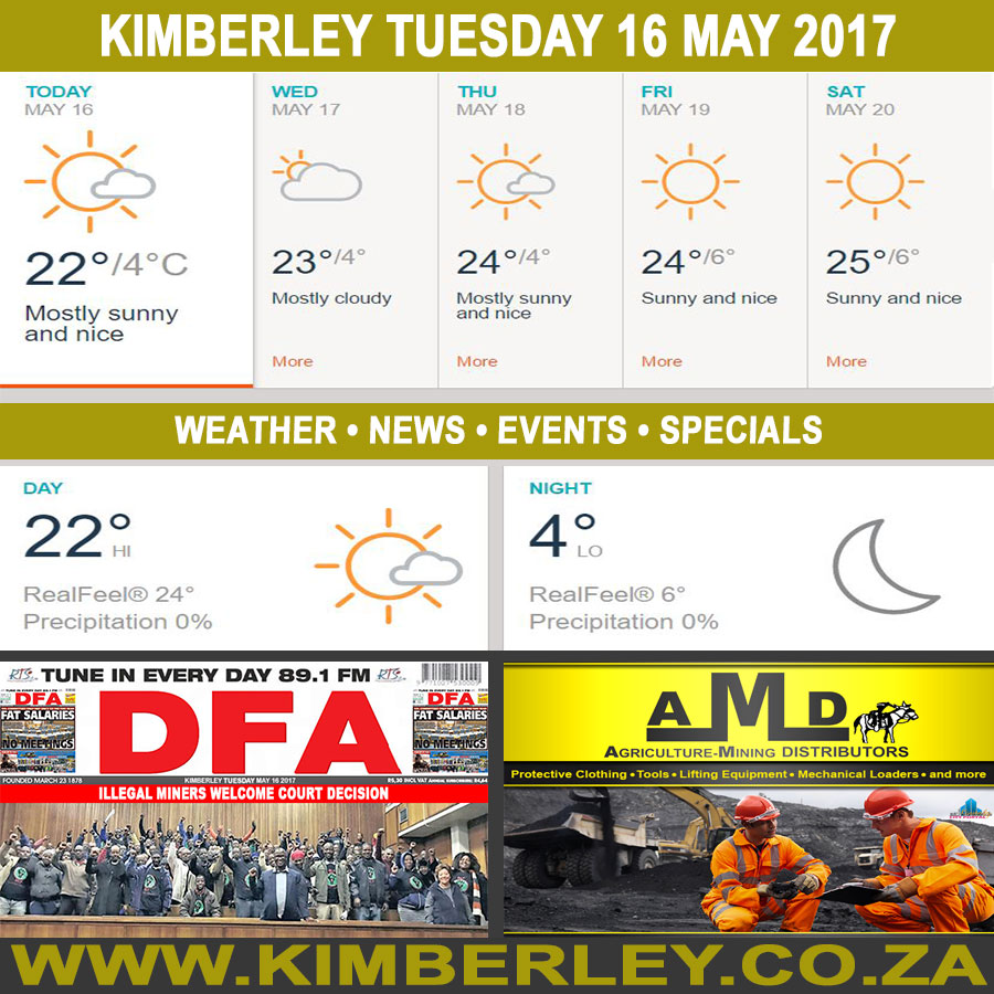 KimberleyToday, Tuesday 16/05/2017