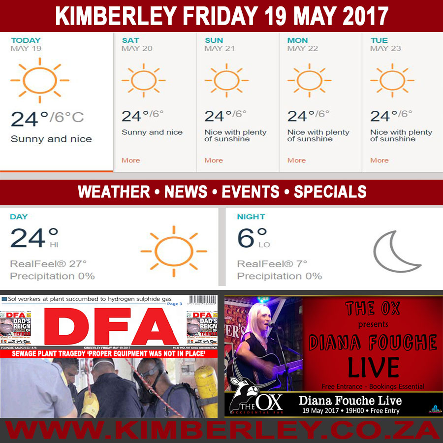 KimberleyToday, Friday 19/05/2017