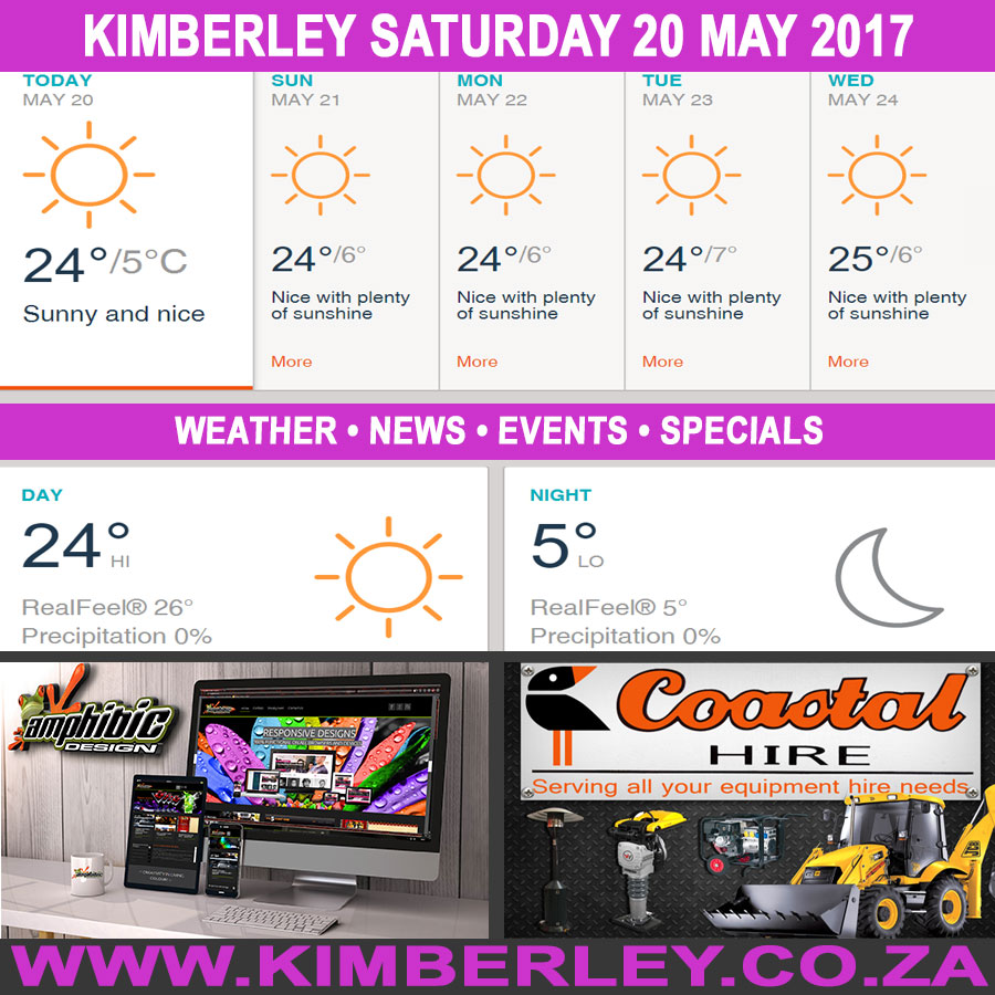 KimberleyToday, Saturday 20/05/2017