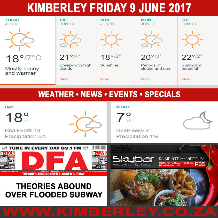 KimberleyToday, Friday 09/06/2017