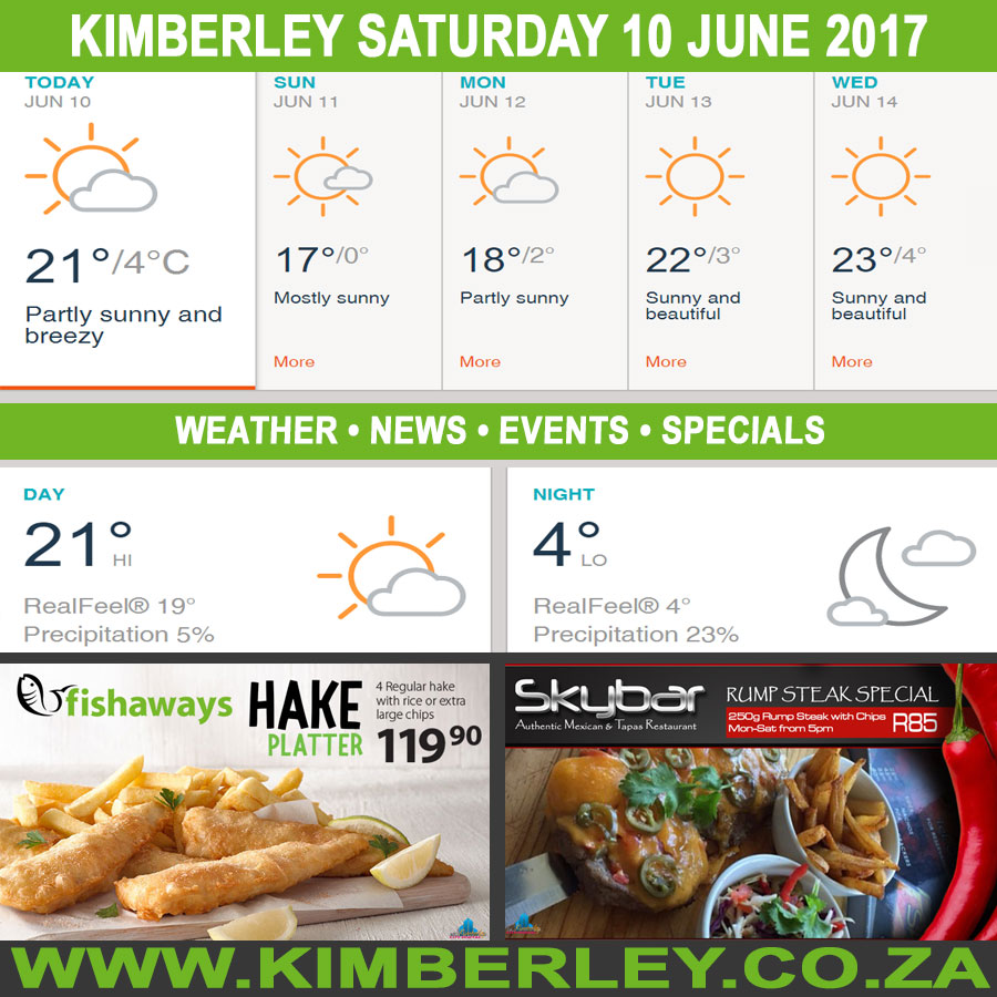 KimberleyToday, Saturday 10/06/2017