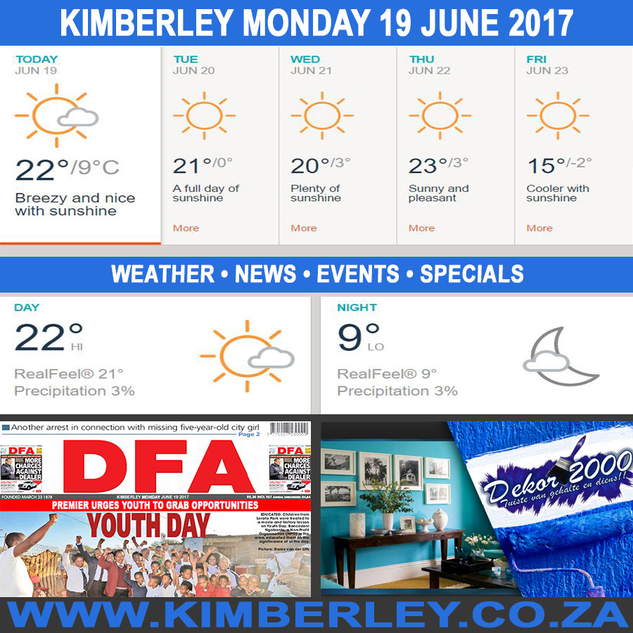 KimberleyToday, Monday 19/06/2017