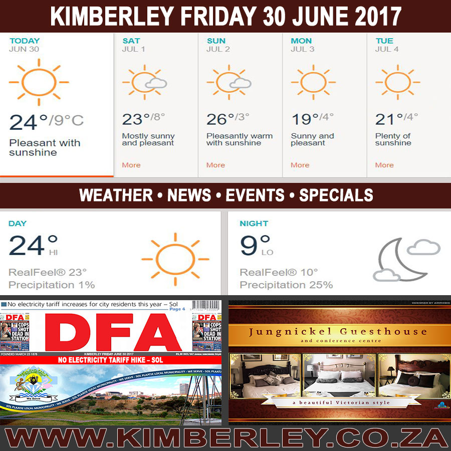 KimberleyToday, Friday 30/06/2017