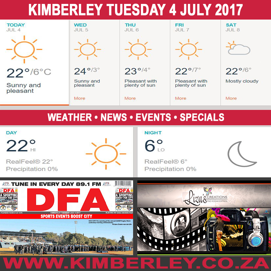 KimberleyToday, Tuesday 04/07/2017