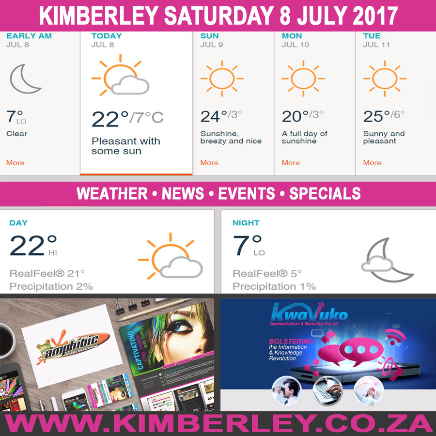 KimberleyToday, Saturday 08/07/2017