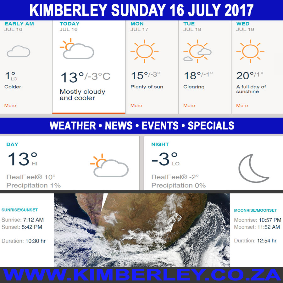 KimberleyToday, Sunday 16/07/2017
