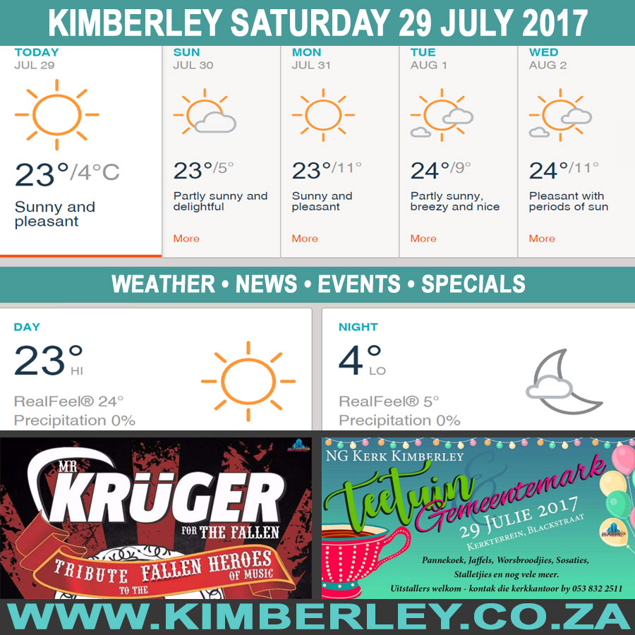 KimberleyToday, Saturday 29/07/2017
