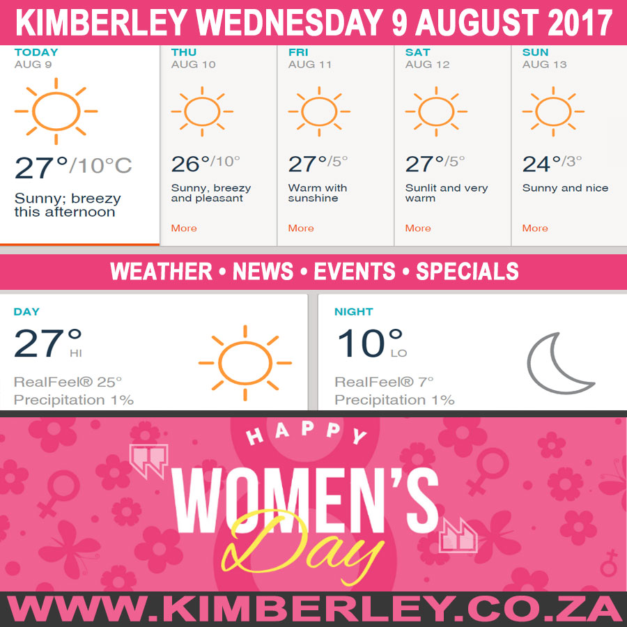KimberleyToday, Wednesday 09/08/2017