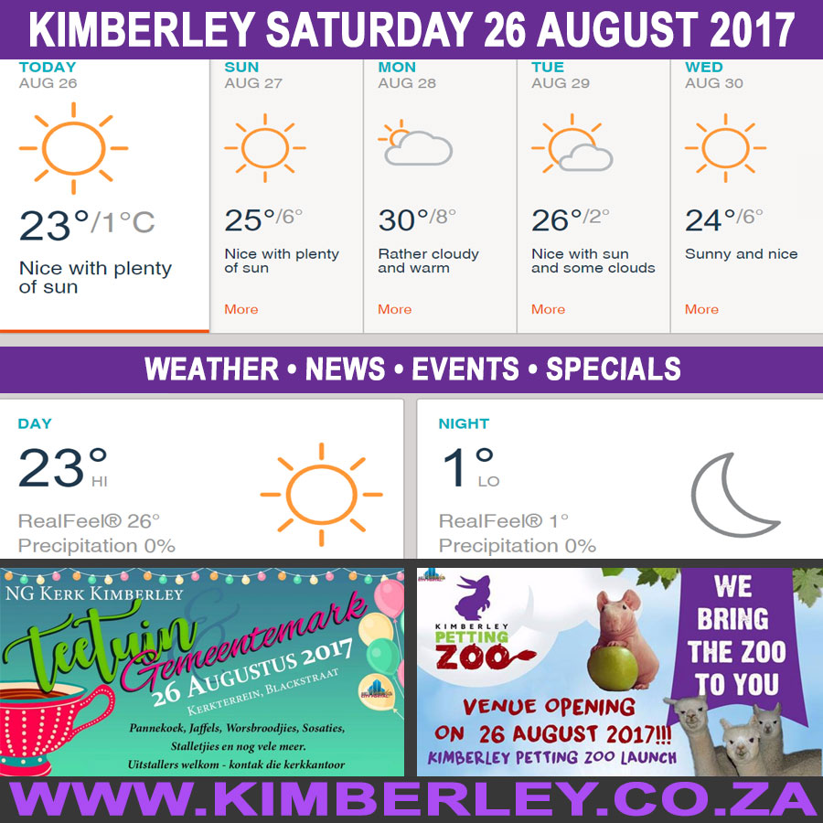KimberleyToday, Saturday 26/08/2017