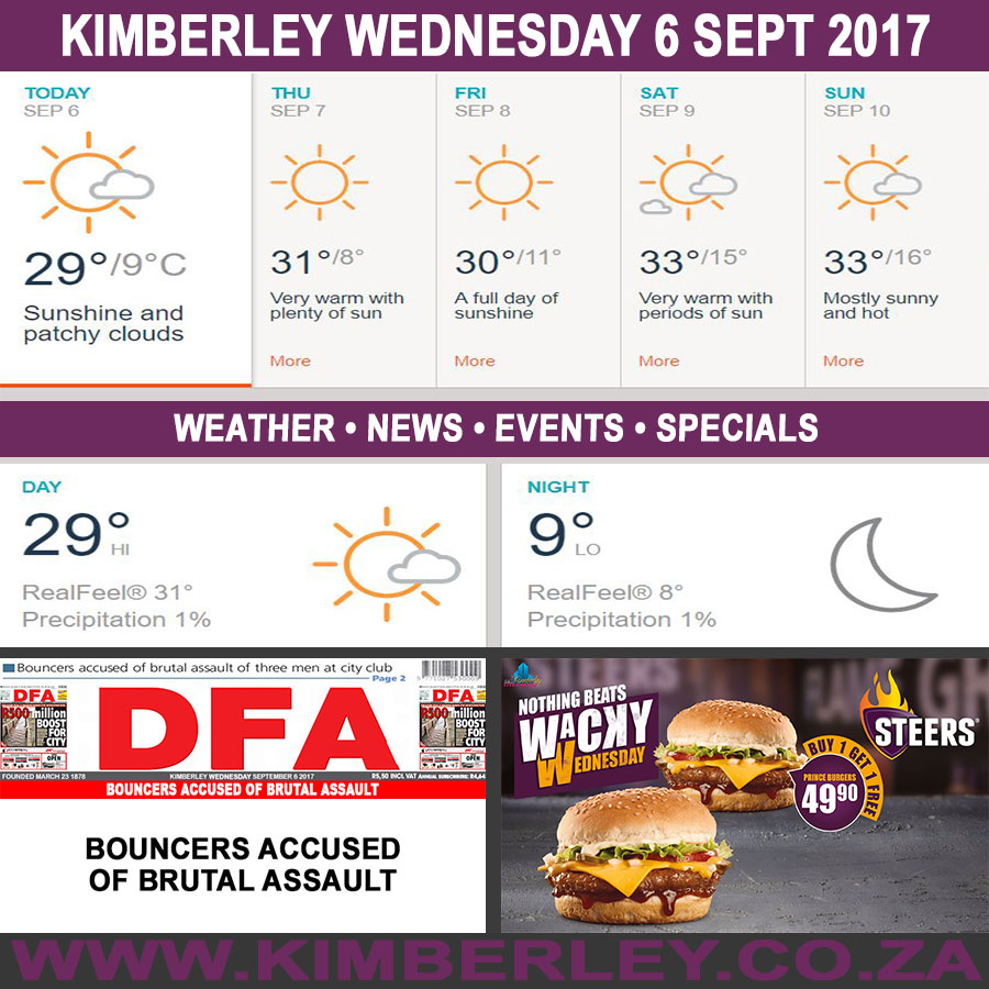 KimberleyToday, Wednesday 06/09/2017