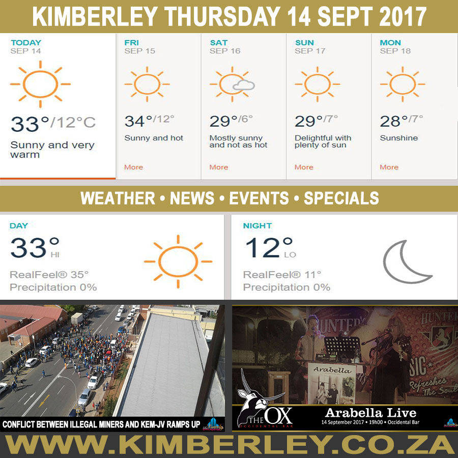 KimberleyToday, Thursday 14/09/2017
