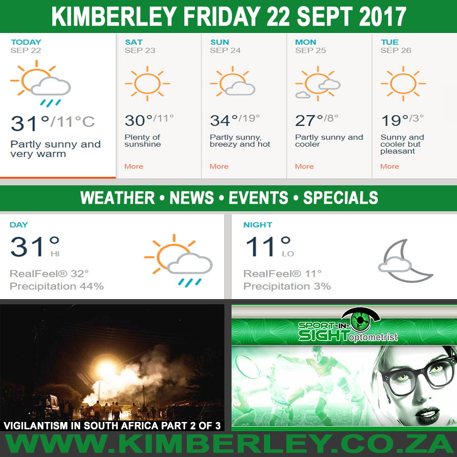 KimberleyToday, Friday 22/09/2017