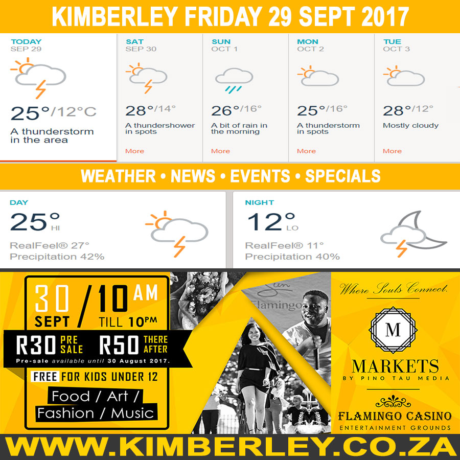 KimberleyToday, Friday 29/09/2017