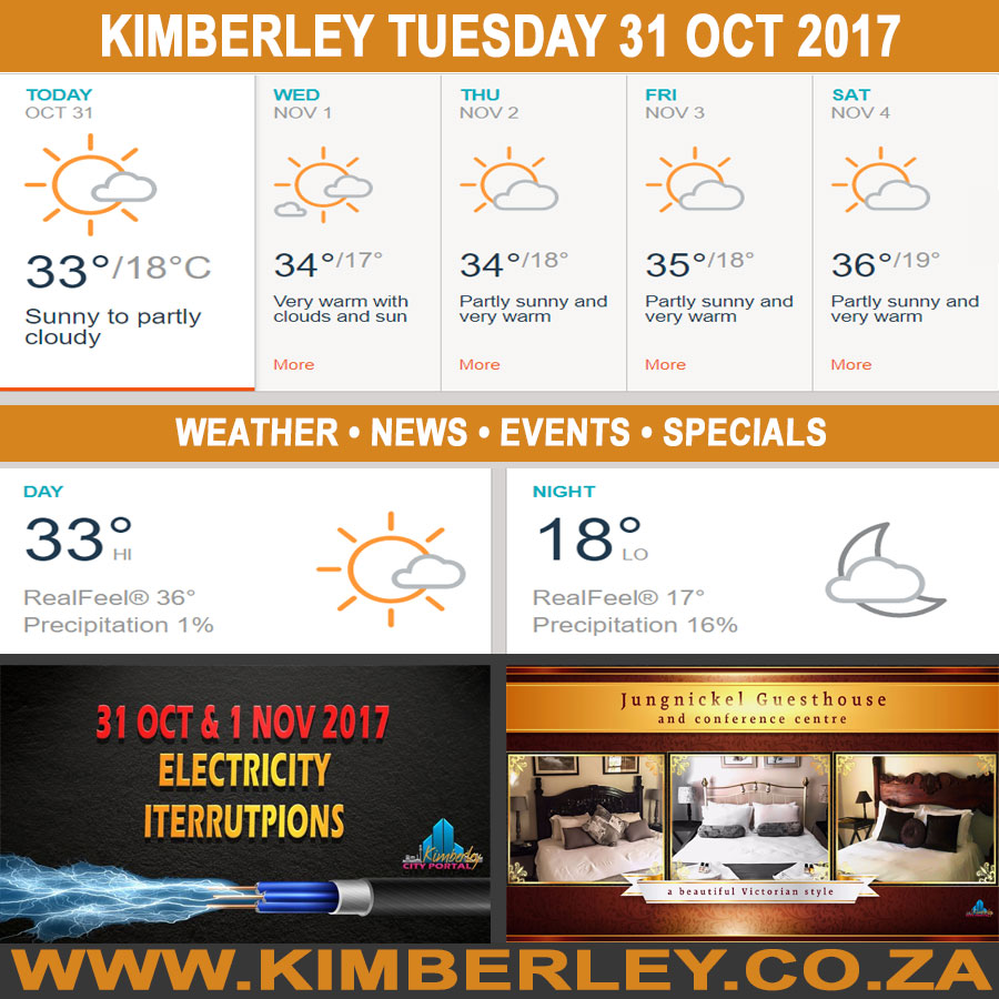KimberleyToday, Tuesday 31/10/2017