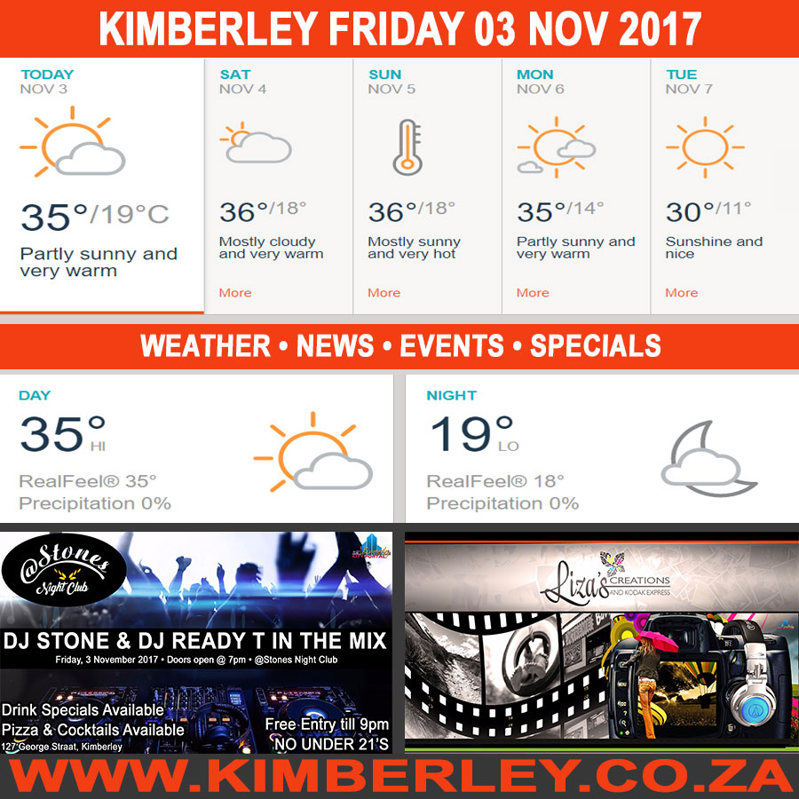 KimberleyToday, Friday 03/11/2017