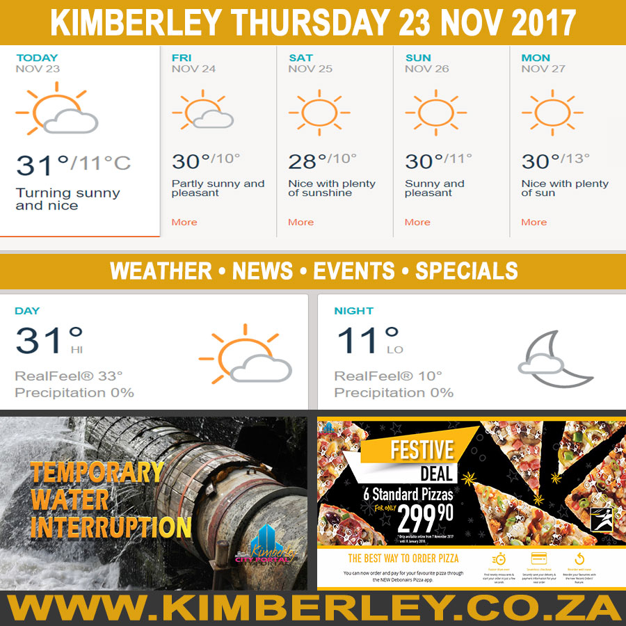 KimberleyToday, Thursday 23/11/2017