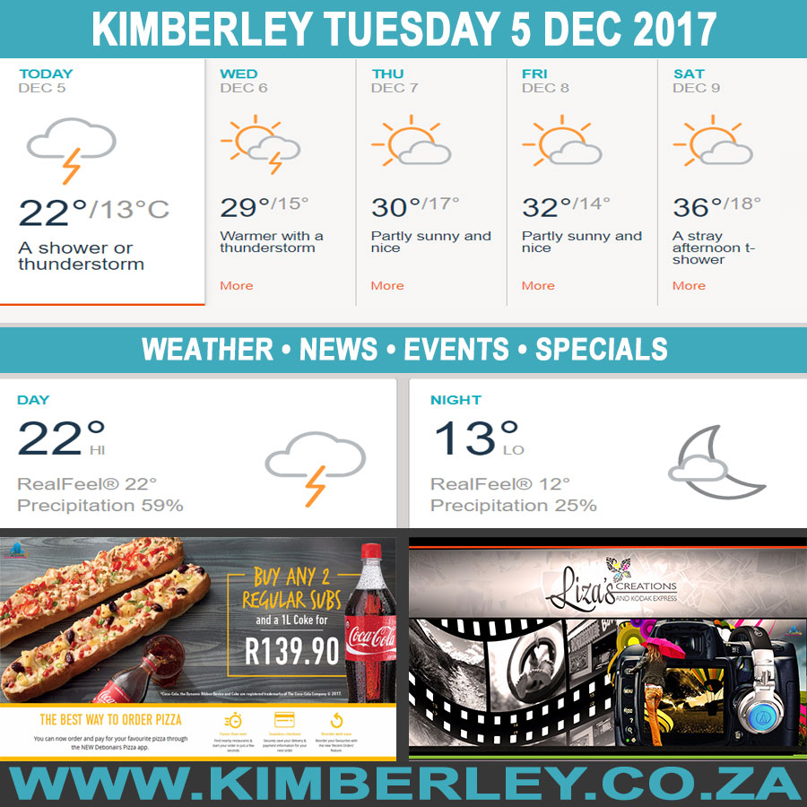KimberleyToday, Tuesday 05/12/2017