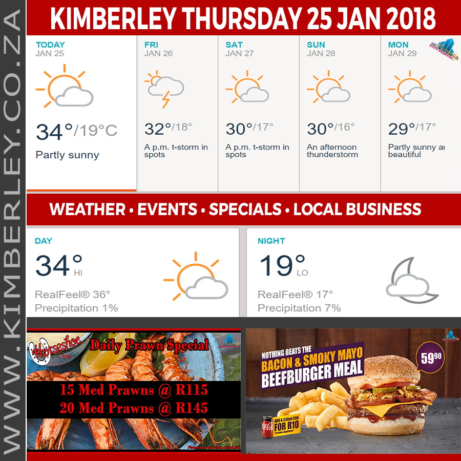 KimberleyToday, Thursday 25/01/2018